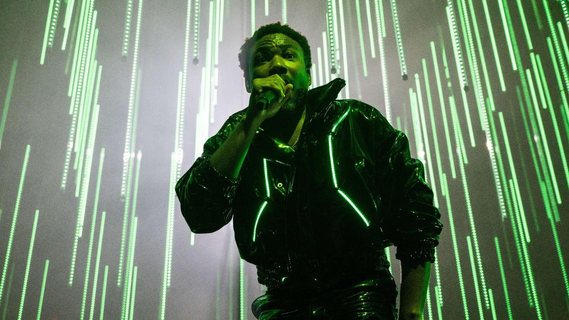 Childish Gambino performs Monday night at the T-Mobile Center in Kansas City. This was his first performance in Kansas City in nearly 10 years and his last tour under the moniker “Childish Gambino.” Gambino will go by his birth name, Donald Glover.