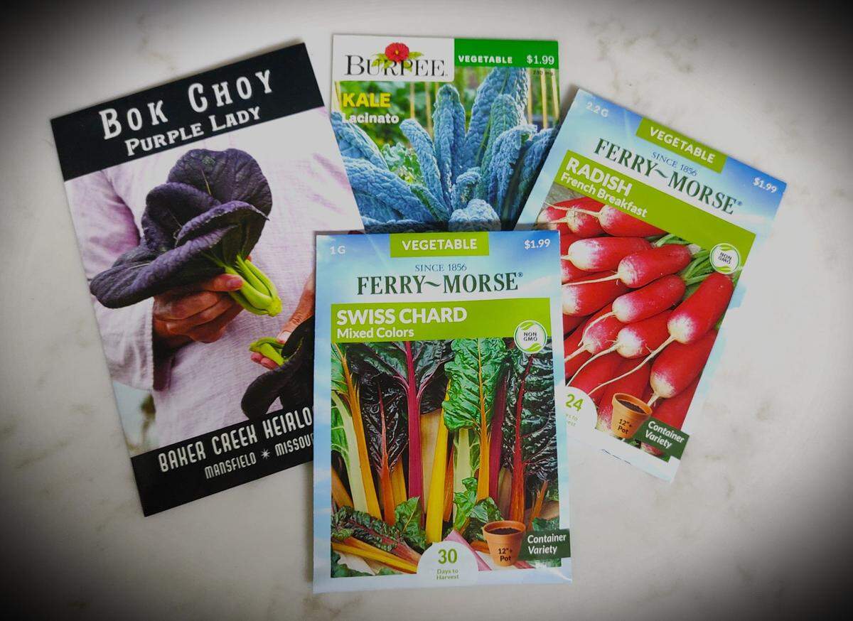Consider ordering seeds to get the varieties you most want.