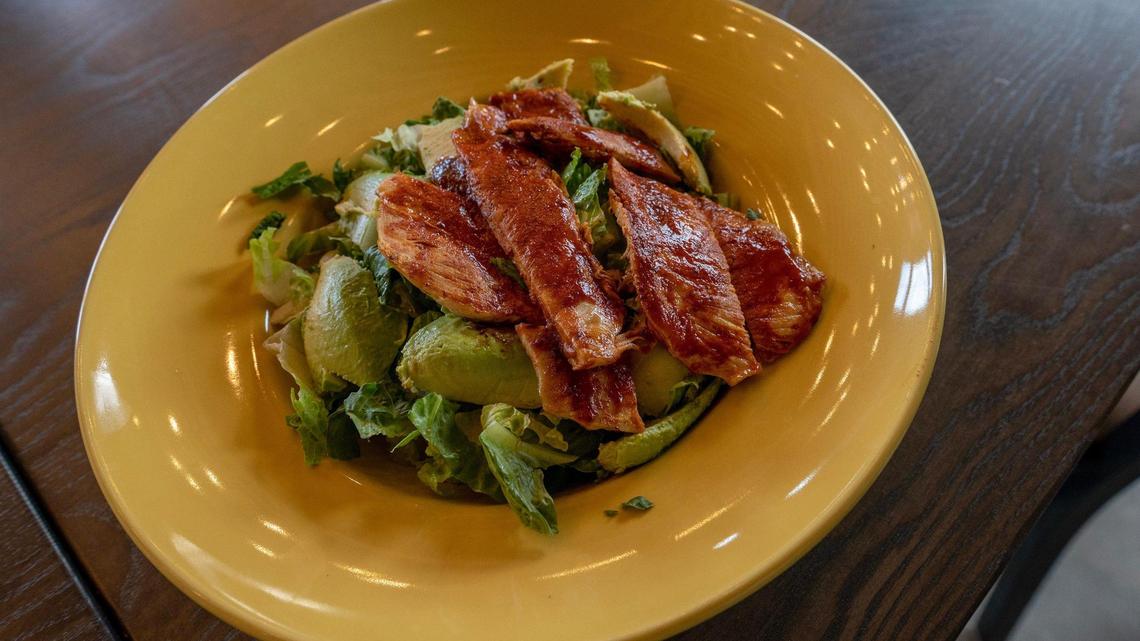 Mariachi chicken salad is on the menu at Plaza Mariachi Mexican Restaurant in Creekside.