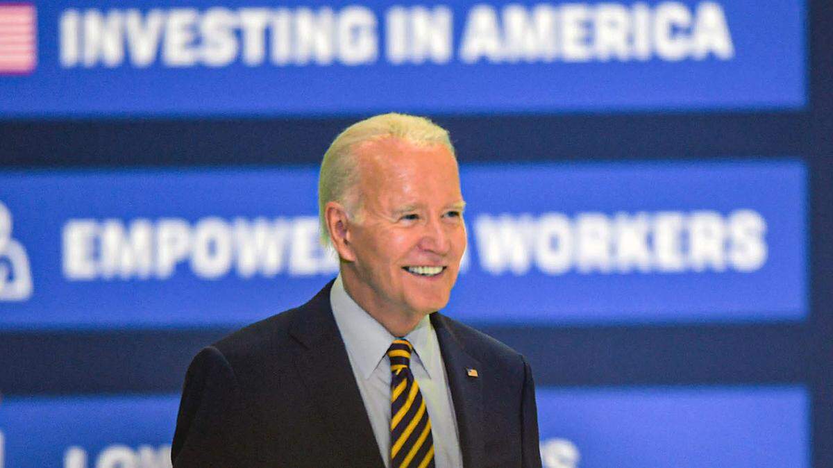 U.S. President Joe Biden visits FlexLTD in West Columbia, S.C. Thursday, July 6, 2023.