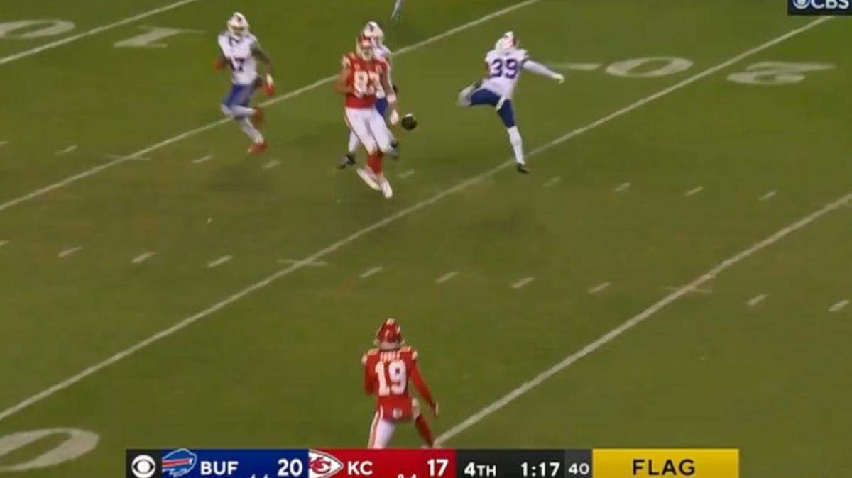 This was a heck of play that didn’t count.