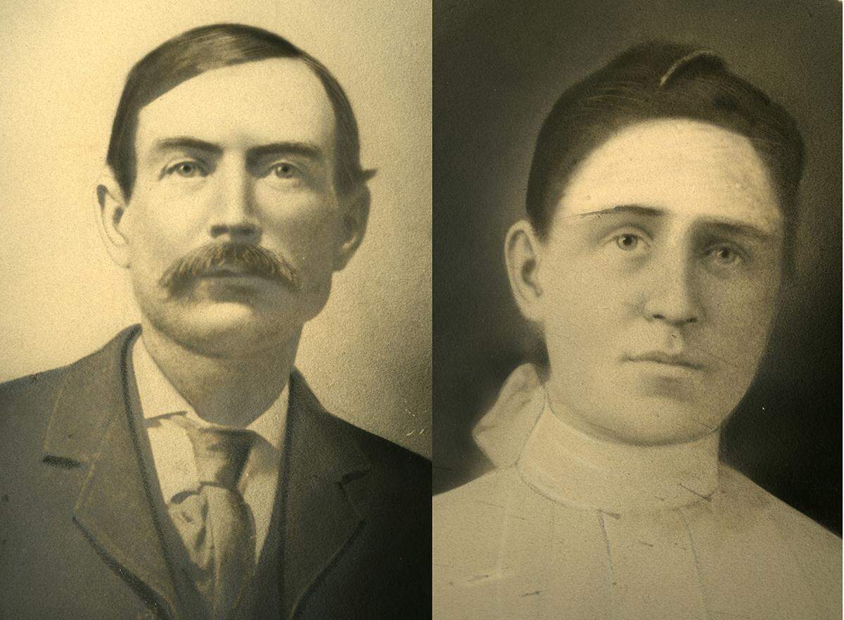 John and Ellen Mahoney, circa 1900.