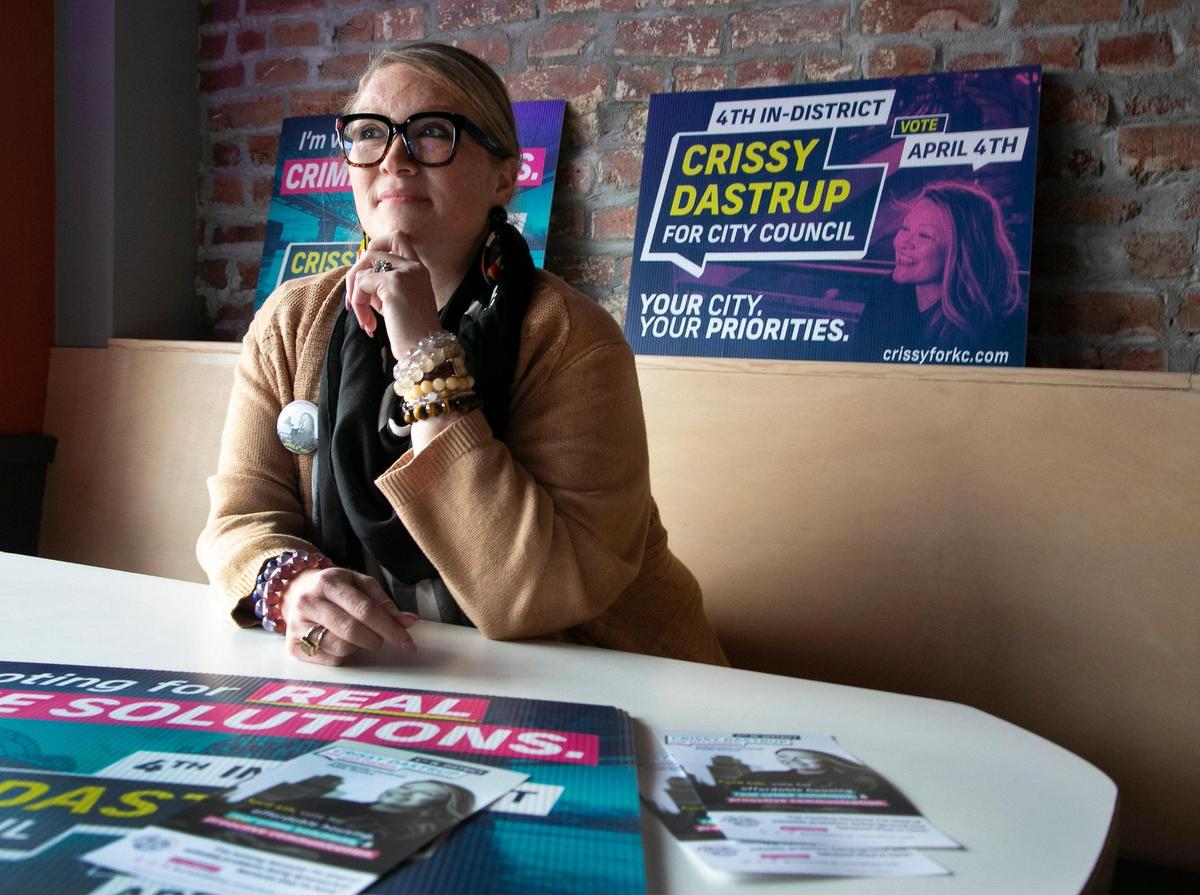 Crissy Dastrup, a candidate for the 4th District was in Westport on Thursday night during a meet the candidates event.