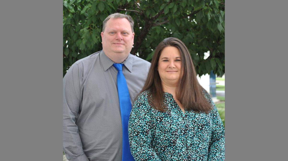 Wyatt and Crystal Durgan are being honored this month for their volunteer work with Lee’s Summit students interested in robotics.