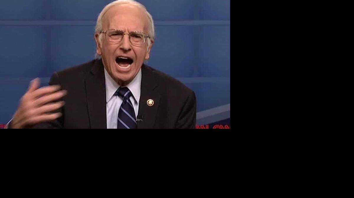 Larry David plays Bernie Sanders on 'Saturday Night Live'