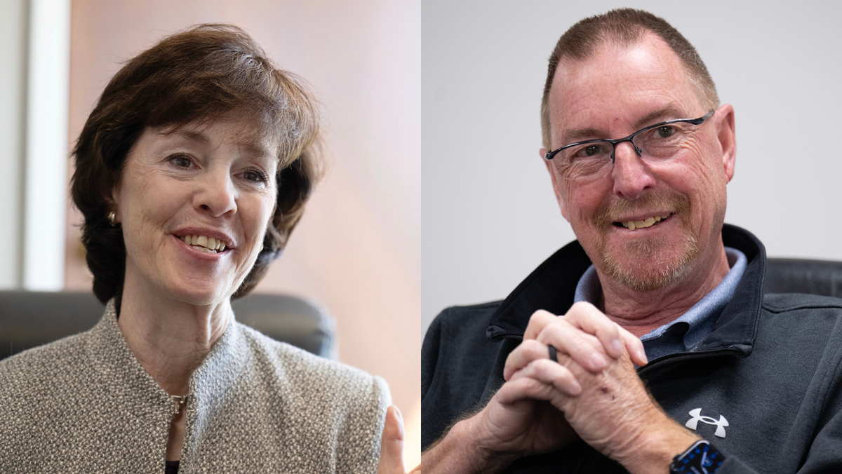 Bridget McCandless (left) and Kevin King (right), are both running for Independence mayor.