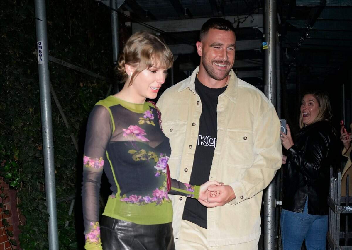 Taylor Swift and Travis Kelce had dinner at Waverly Inn in New York City on Oct. 15. She tells Time magazine that they started dating back in the summer.