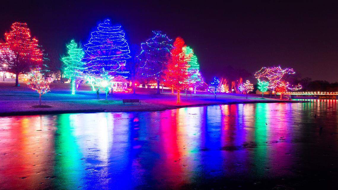 Sar-Ko Aglow will light up Sar-Ko-Par Trails Park in Lenexa on Christmas. But individual neighborhoods and houses get in on the fun, too.