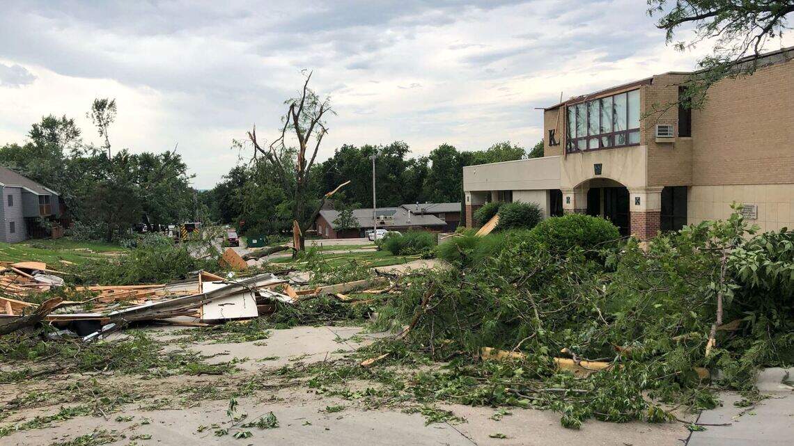 Storm damage to homes and businesses reported in Manhattan | Kansas ...
