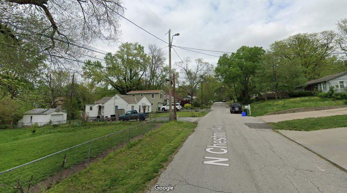 Three people, including one rescued by firefighters, were in critical condition at hospitals after a fire swept through a home near Northeast Russel Road and North Chestnut Avenue in Kansas City’s Northland. This Google Maps Street View image of the area is from 2019.
