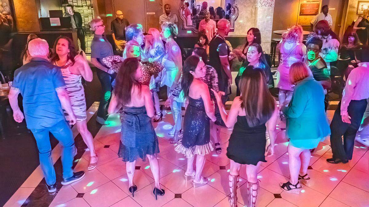 A diverse crowd filled the dance floor at Touche on a Saturday night this month.