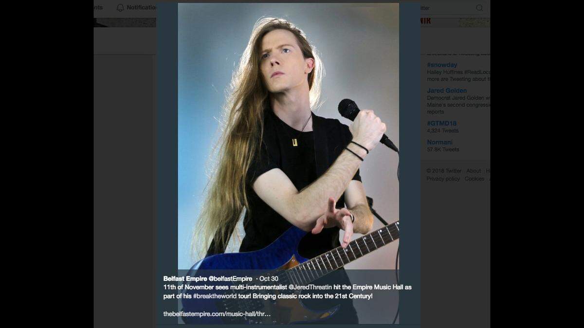 The leader of Los Angeles rock band, Threatin, is accused of faking a fan base on Facebook to score a European tour. Said to be from Missouri, Jered Eames tweeted that he “turned an empty room into an international headline.”