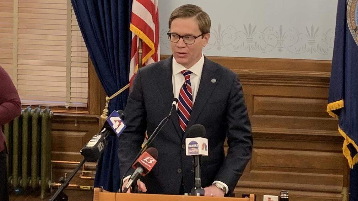 Kansas Secretary of Commerce David Toland in 2020 file photo.