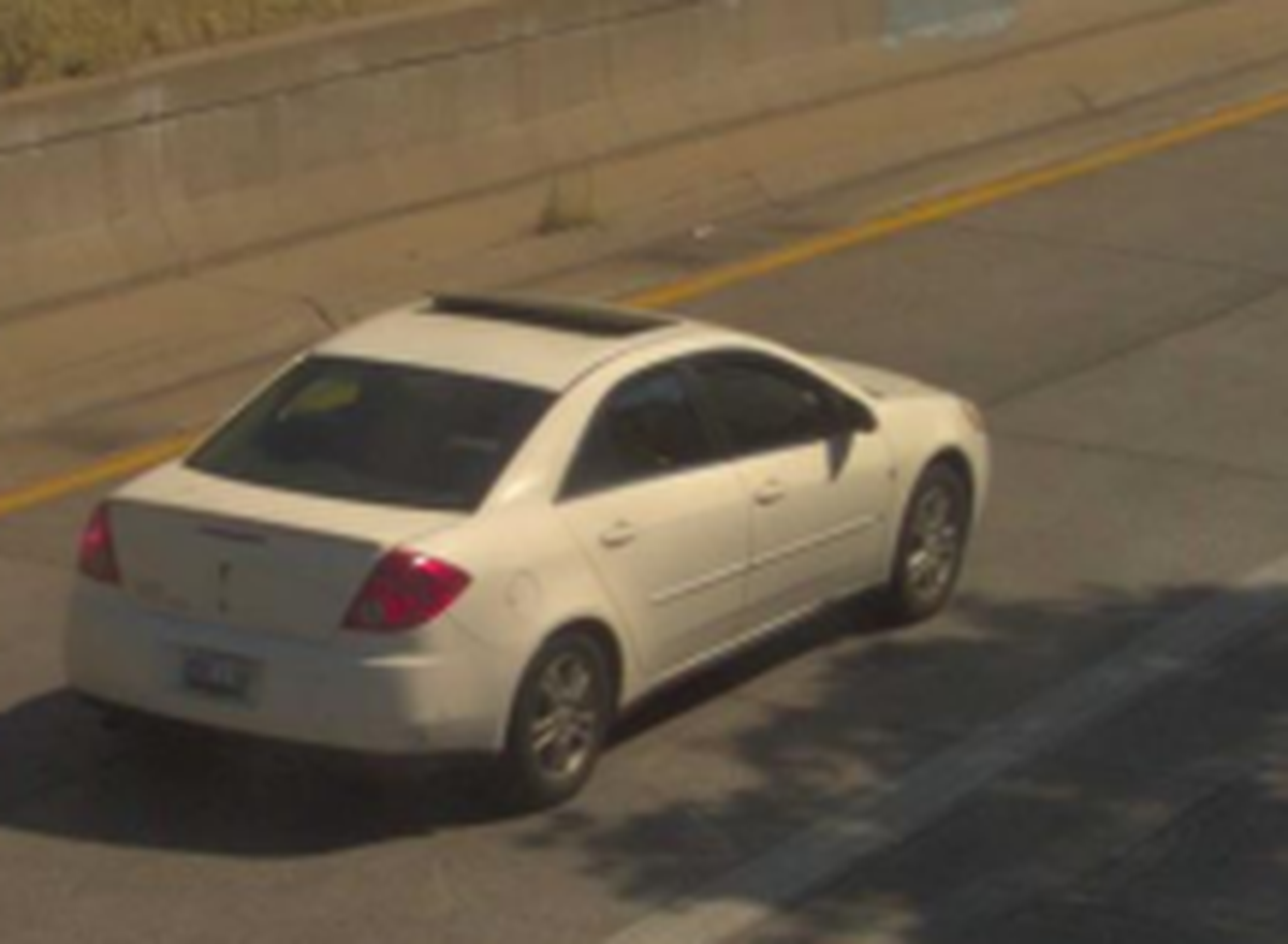 The Kansas City, Kansas, Police Department released photos of a car being sought in connection with a homicide. Police said the car is a 2006 Pontiac G6 with Kansas tag 038 LXW.