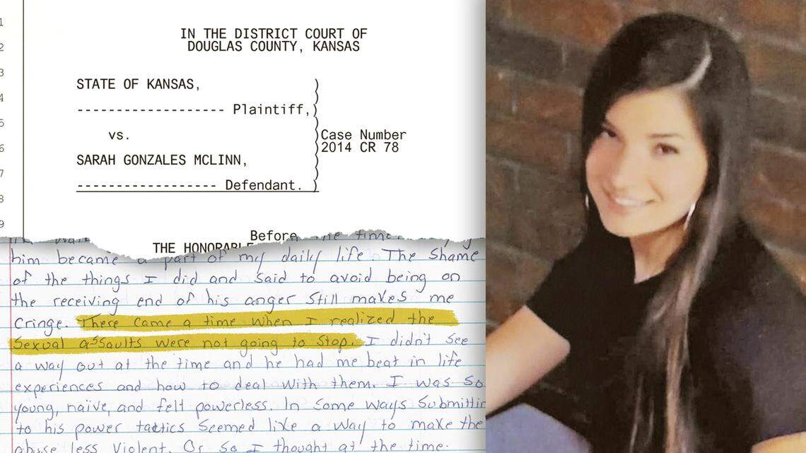 Sarah Gonzales-McLinn was convicted of murdering Harold “Hal” Sasko in Lawrence. She was 19 and living with the 52-year-old man when she killed him in 2014. Now 30, she is seeking clemency from Kansas Gov. Laura Kelly.