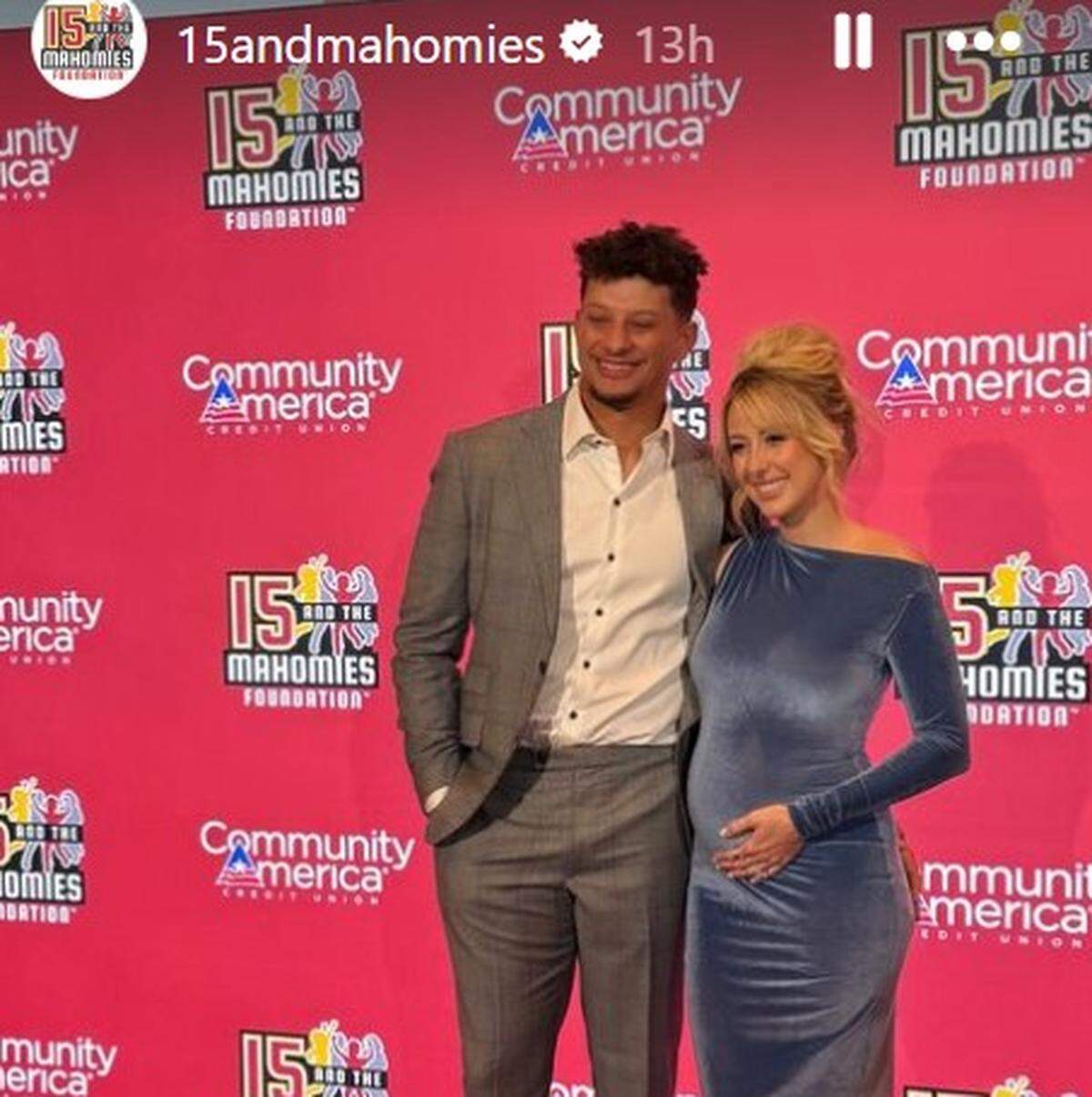 Patrick and Brittany Mahomes were co-hosts of the Gala.