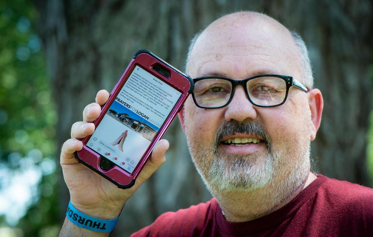 Andy Stanton grew up in Logan, Kansas. When he heard about how COVID-19 was affecting his hometown, the public relations professional put together a Facebook post asking for prayers for the people of Logan.