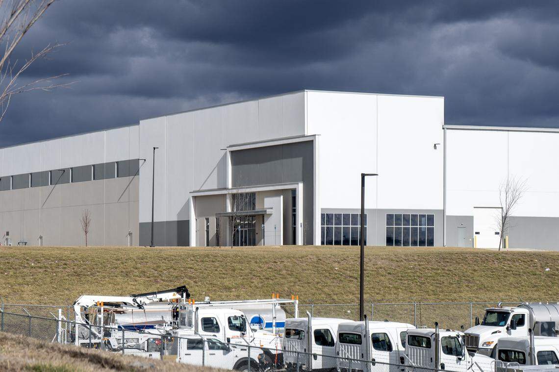 A warehouse facility at 14901 Botts Rd., is pictured on Friday, Jan. 16, 2026, in Kansas City.