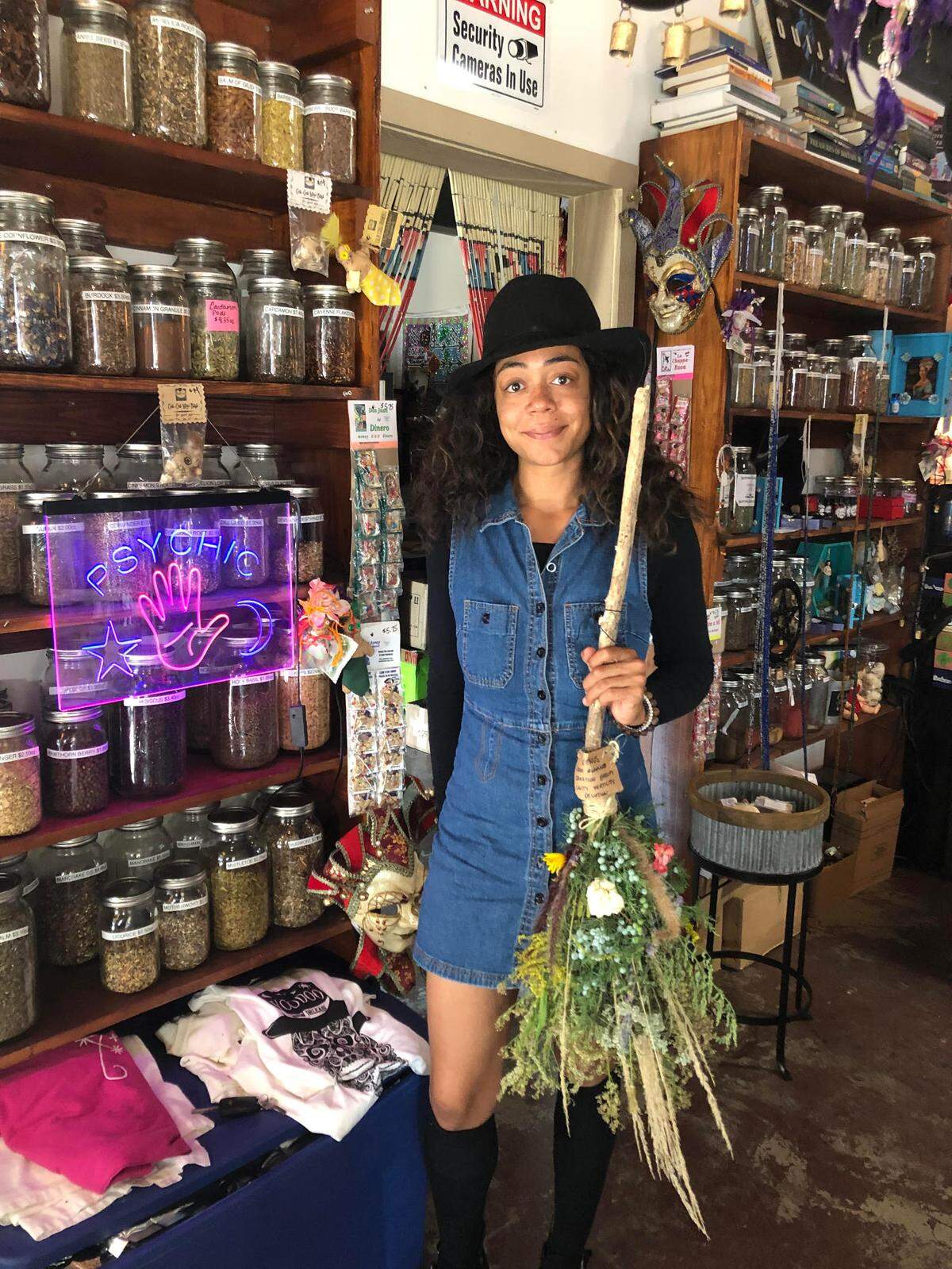 Taylor Pond creates custom broomsticks sold in several locations, including Conjure KC and Harvest Moon.