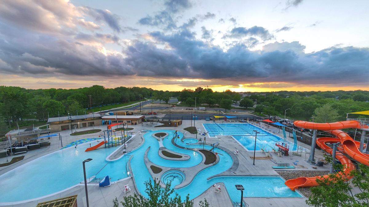 The new Sar-Ko-Par Aquatics Center will be opening May 25, 2024 at 8801 Greenway Lane, Lenexa. It’s a $15 million renovation of the former Indian Trails Aquatic Center.