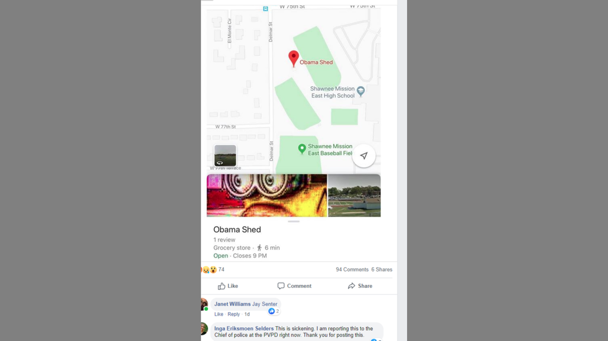 Here’s how the “Obama Shed” appeared on Google Maps earlier this week, before it was removed from the site.