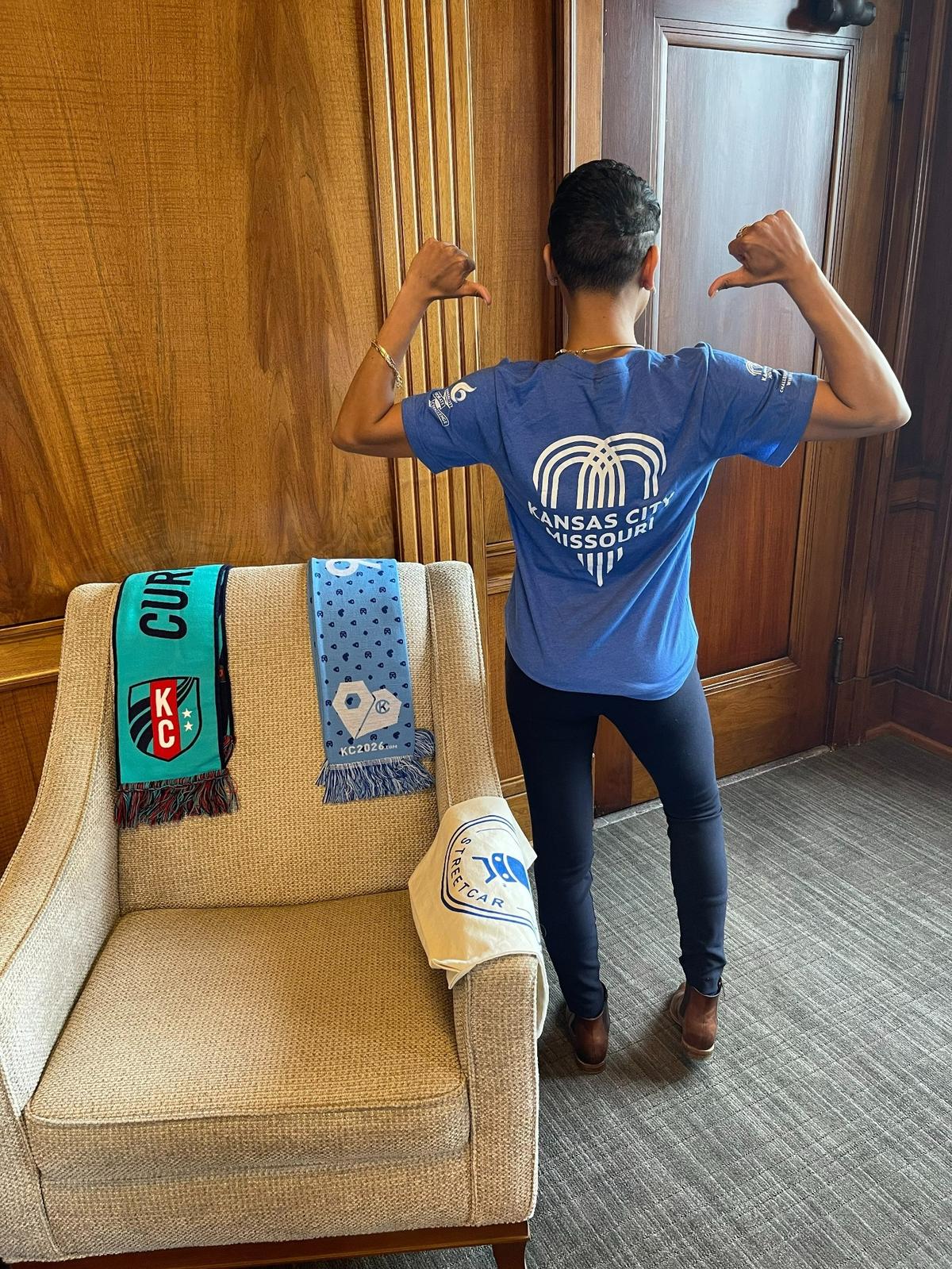 The city’s updated logo is slowly being rolled out on merchandise, flyers and social media.
