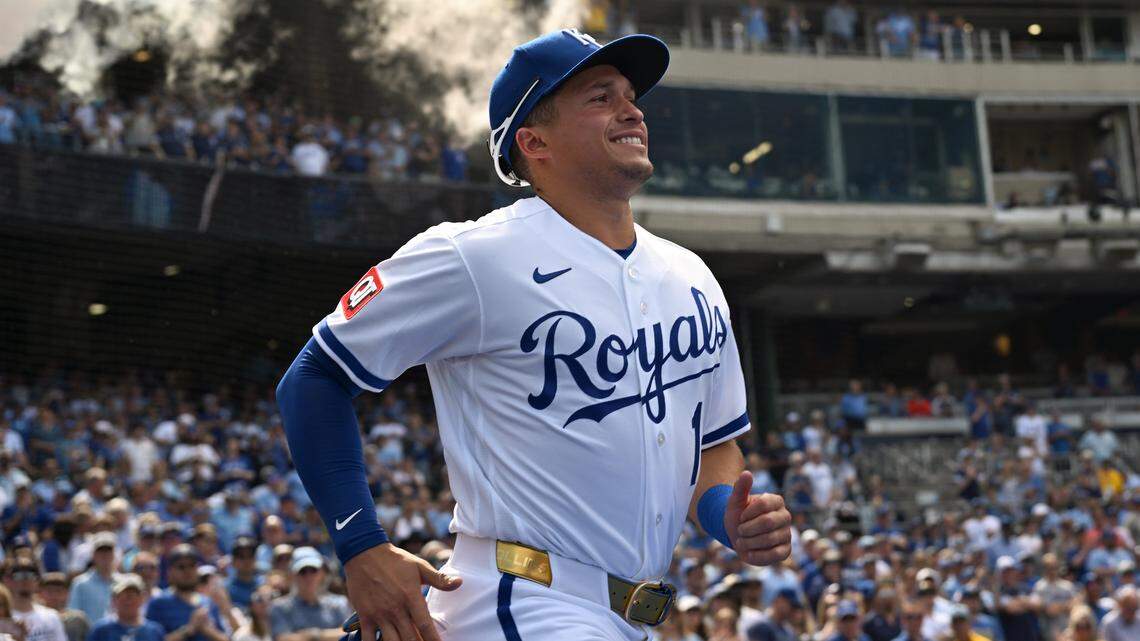 Royals outfielder Isaac Collins exits Tuesday’s game after dive into stands