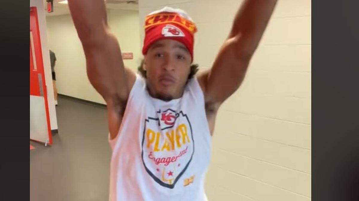 Jaden Hicks got in on the fun.