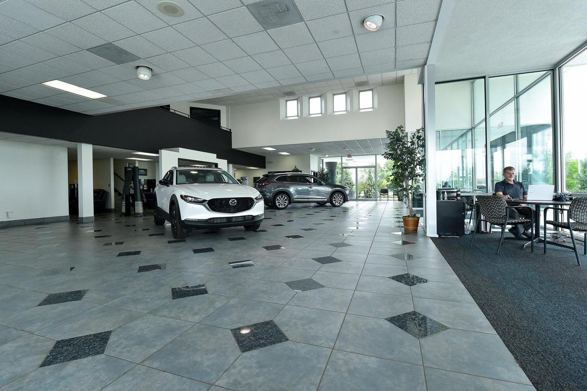 02_Inventory is down about 80 percent at Tumminia Mazda in Olathe, which typically has about 150 cars for sale.