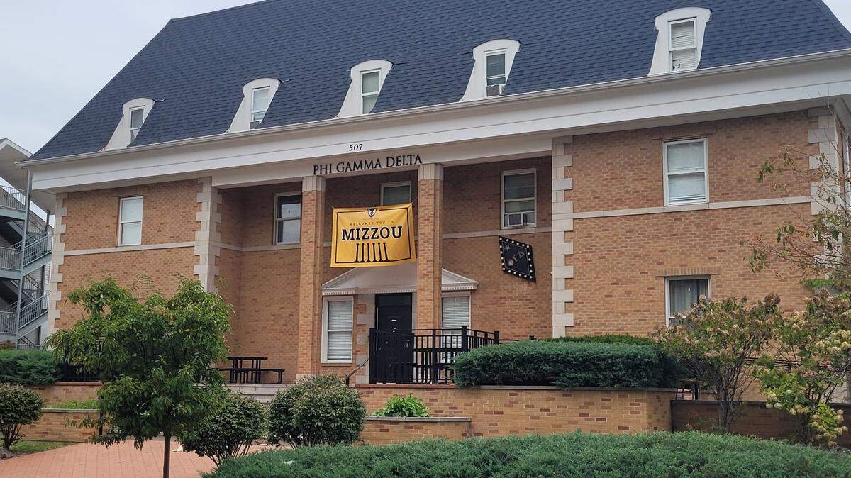 Phi Gamma Delta at the University of Missouri on Wednesday.