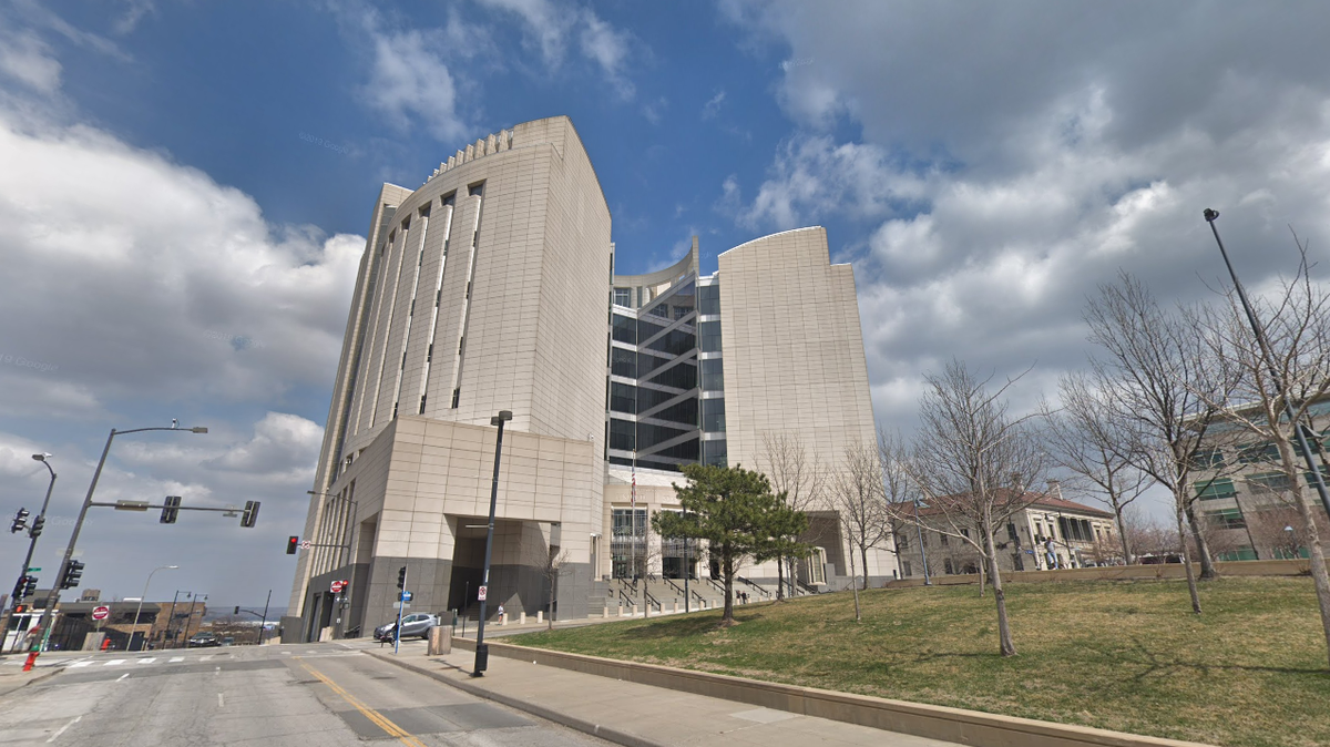 The federal courthouse in Kansas City, Missouri, can be seen in this March 2019 Google Street View photograph.