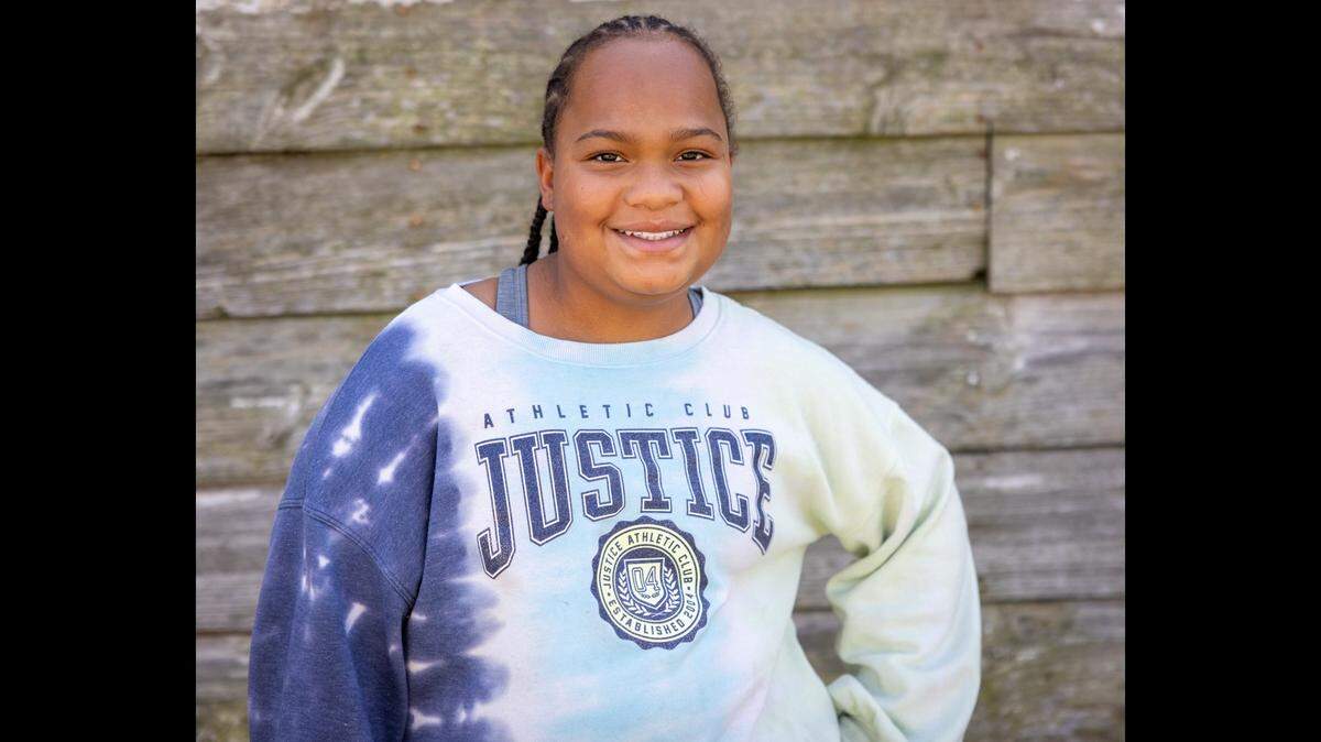 Za’Nylah, 12, is adventurous and has a variety of talents.