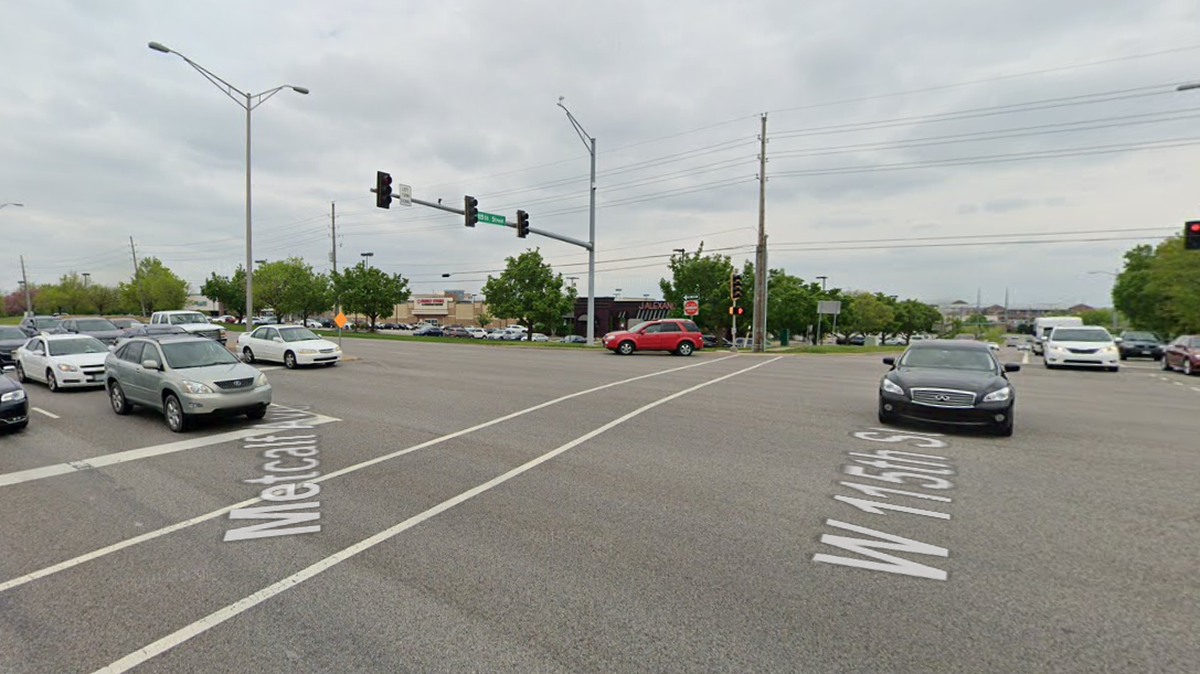 A rising Shawnee Mission Northwest senior has been identifed as the teen killed following a nine-vehicle crash Wednesday morning at Metcalf Avenue and West 115th Street in Overland Park. This Google Maps Street View image shows the area in April 2019.