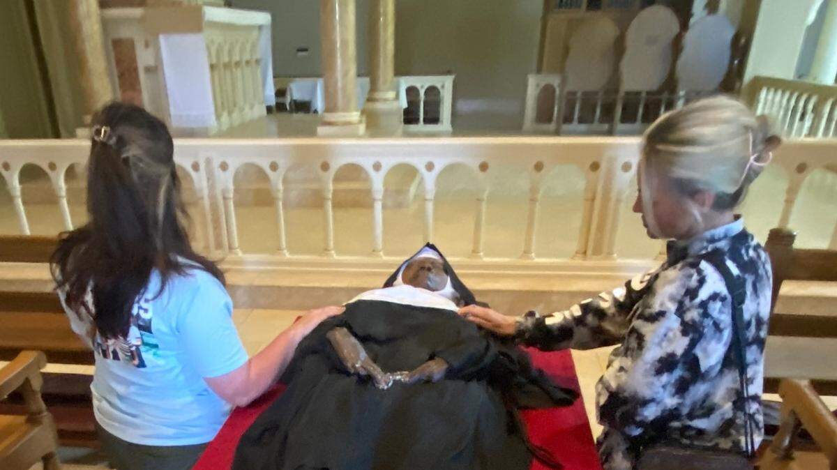 Many people have come to Gower, Missouri, this week to pray beside the body of Sister Wilhelmina Lancaster.