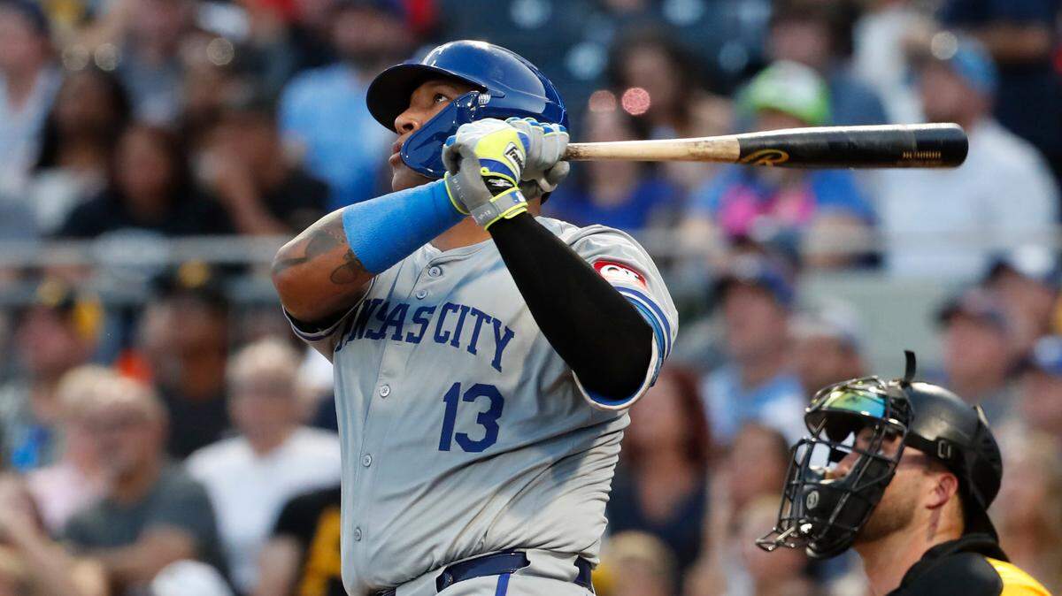 Kansas City Royals catcher Salvador Perez belted a two-run homer to cap a six-run second inning at PNC Park on Sept. 13, 2024.