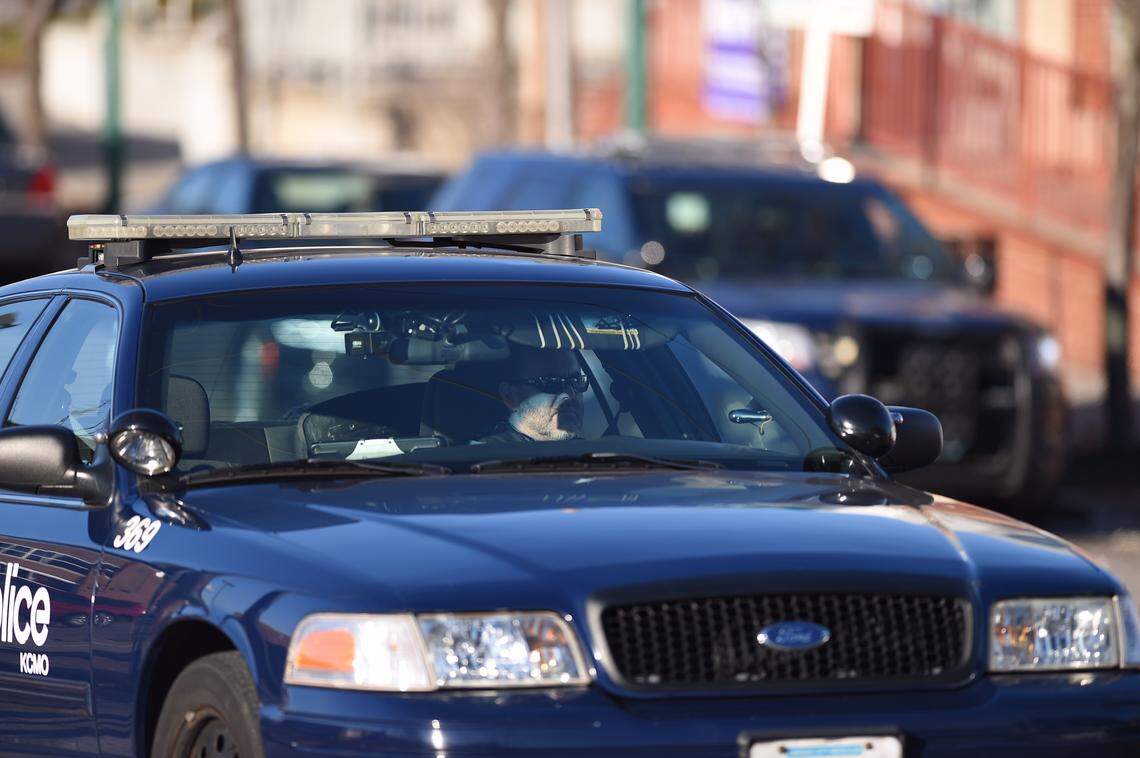 Police presence was still heavy mid Saturday morning.