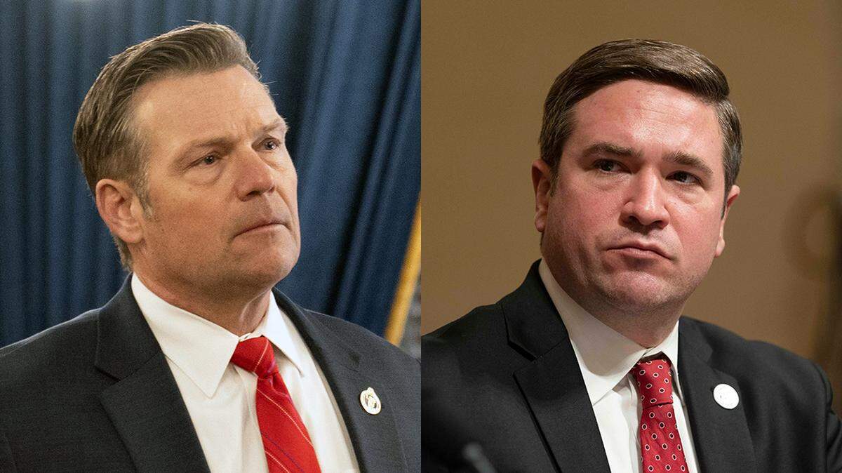 Kansas Attorney General Kris Kobach and Missouri Attorney General Andrew Bailey