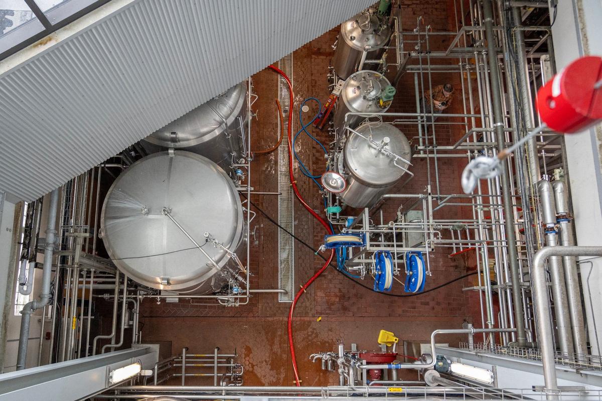 Fermentation tanks fill Kansas City’s Boulevard.