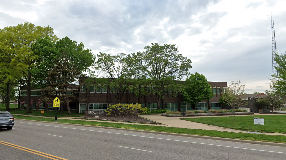 Overland Park City Hall. This Google Maps Street View image is from April 2019.