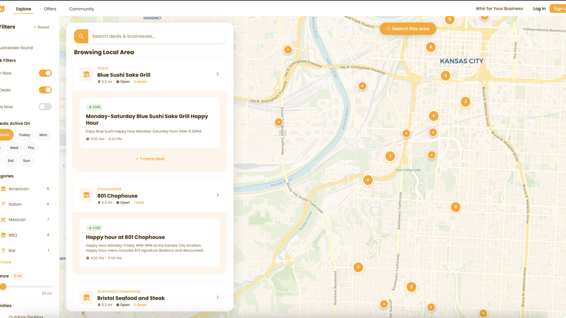 Deals, discounts & specials from small KC businesses served up on growing app