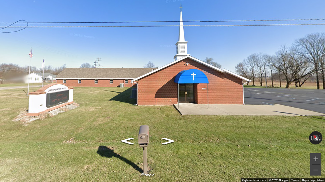 Grand Avenue Baptist Church in New Castle, Indiana