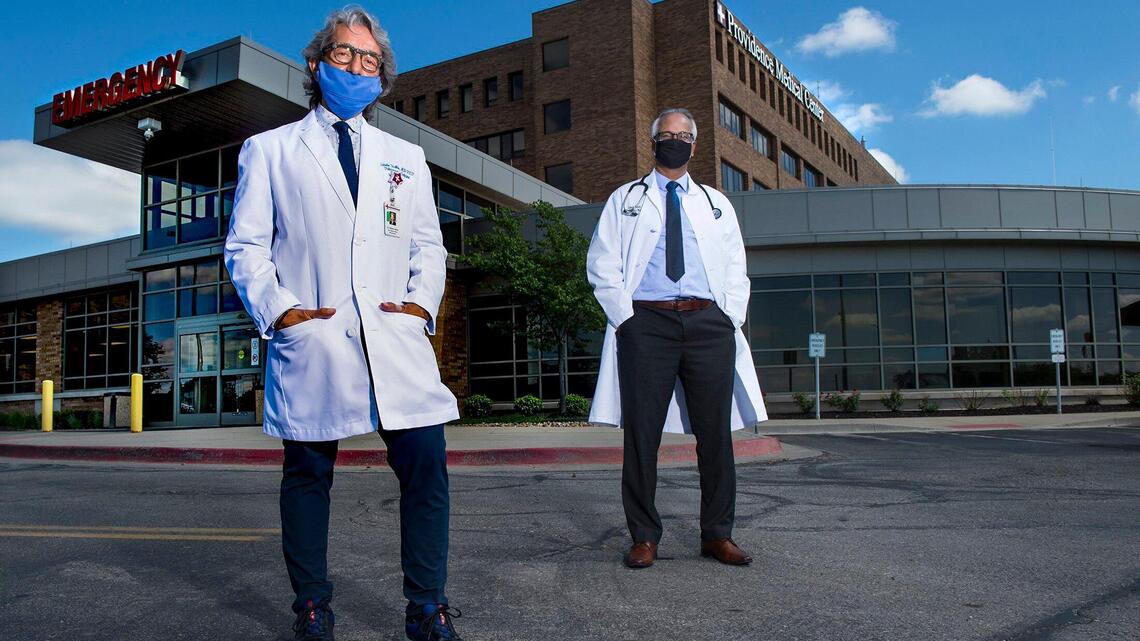 Two doctors battle the coronavirus pandemic in KC metro’s hardest-hit county