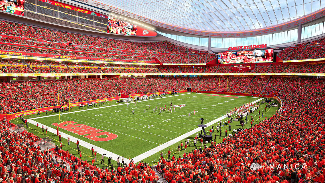 Inspired by Arrowhead, KC designers say new Chiefs stadium ‘will be even louder’
