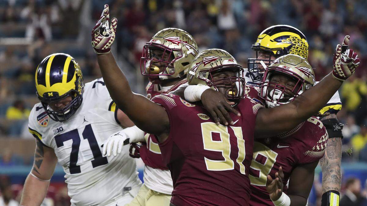 At Florida State, defensive tackle Derrick Nnadi became known for his play against the run.