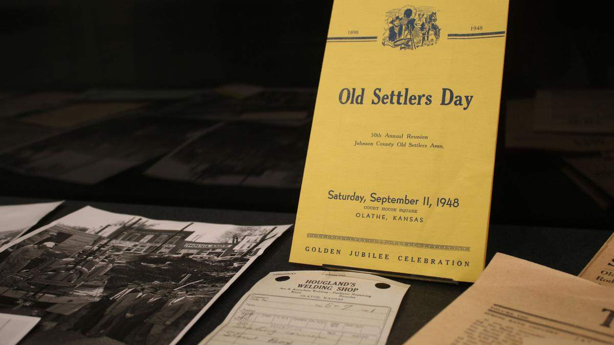 Various pieces of ephemera, like this Old Settlers Day program from 1948, help to give a sense of the time in which the capsule was compiled.