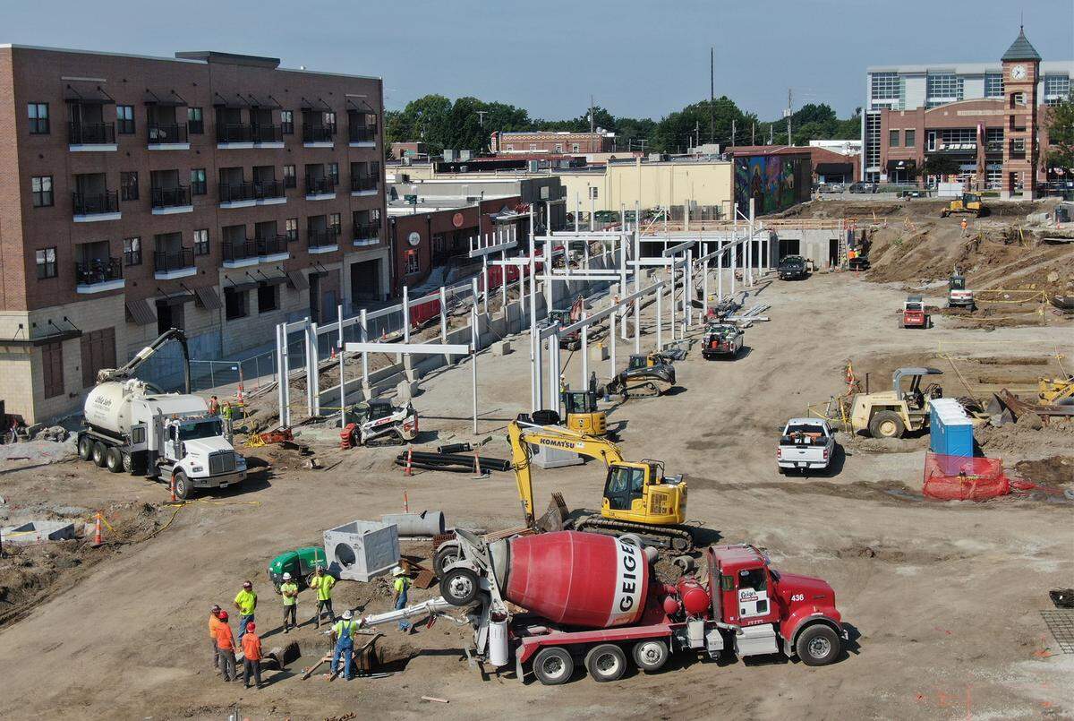 The new market space will include a venue for public gatherings like watch parties and concerts.