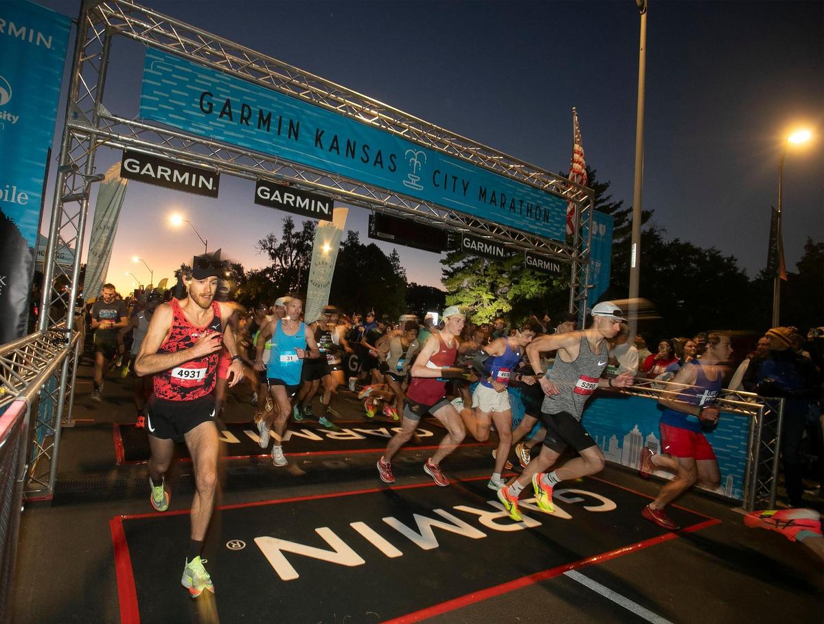 An estimated 8,000 runners participated in the 26.2-mile race at the 2024 Garmin Kansas City Marathon on Saturday, October 19, 2024 in KC.