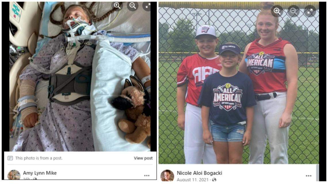 A 10-year-old Ohio girl is hospitalized after a crash in Pennsylvania that left her father and two siblings dead, officials and family say.