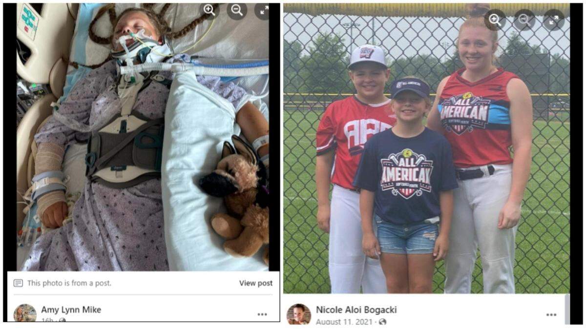 A 10-year-old Ohio girl is hospitalized after a crash in Pennsylvania that left her father and two siblings dead, officials and family say.