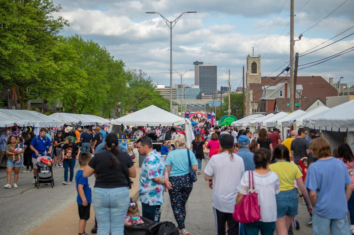 People attend the Cinco de Mayo celebration at Guadalupe Centers on Friday, May 5, 2023, in Kansas City.